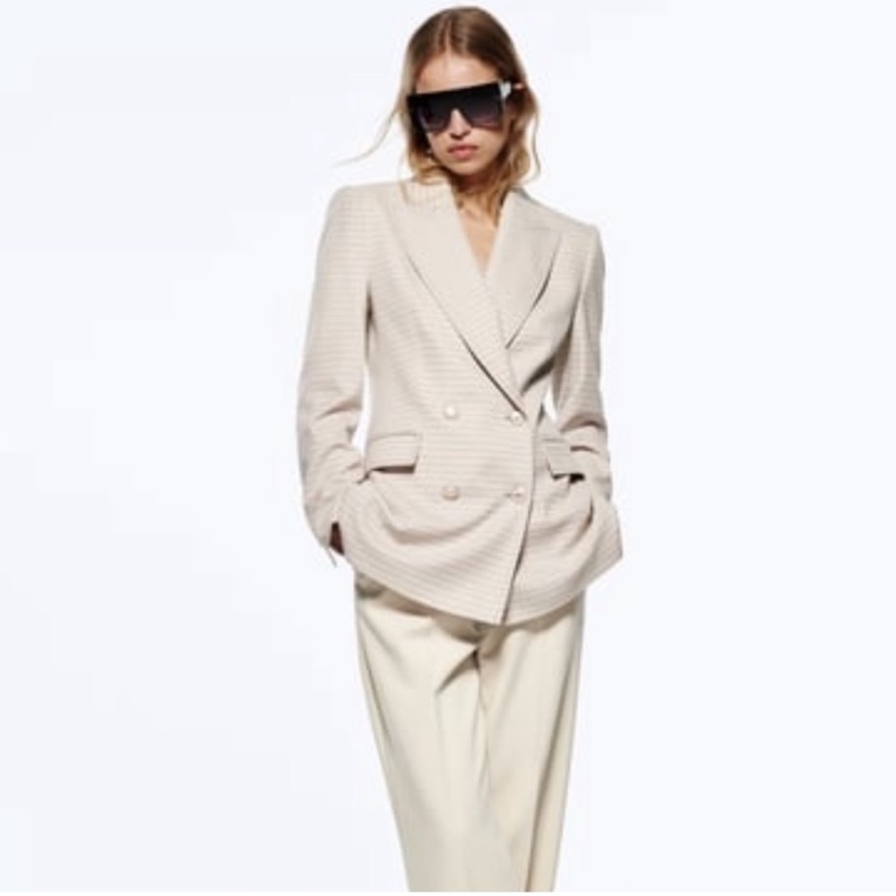 Zara | Double Breasted Blazer NWT